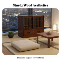 Small Coffee Table with Storage Minimalist Design Household Furniture Multi-Functional for Apartment Dwellers, Students, Living Room, Bedroom, Balcony