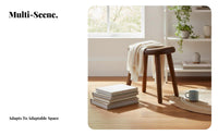 Artisan-Made Walnut Bench Versatile Use Wooden Stool Minimalist Design