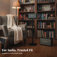Internal Cable Management Aluminum Speaker Stand Stable Support Speaker Floor Stand Minimalist Design Audio Accessory CNC Machined for Audiophiles, Home Theater, Studio, Living Room