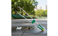 Litter Picker Aluminum Alloy Trash Picker Double Rod Long Handle Pickup Grabber for Work, Outdoor Cleanup