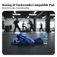 Shock Absorption Curved Focus Pad High-Density Foam Padding Curved Focus Pad S Adjustable Wrist Strap Boxing Hand Target PU Leather for Coaches, Beginners, Athletes, Sparring Practice, Home Workout, Dojo, Gym