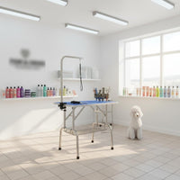 Foldable Pet Grooming Table Waterproof Foldable Dog Grooming Table Stable Construction Rounded Corners