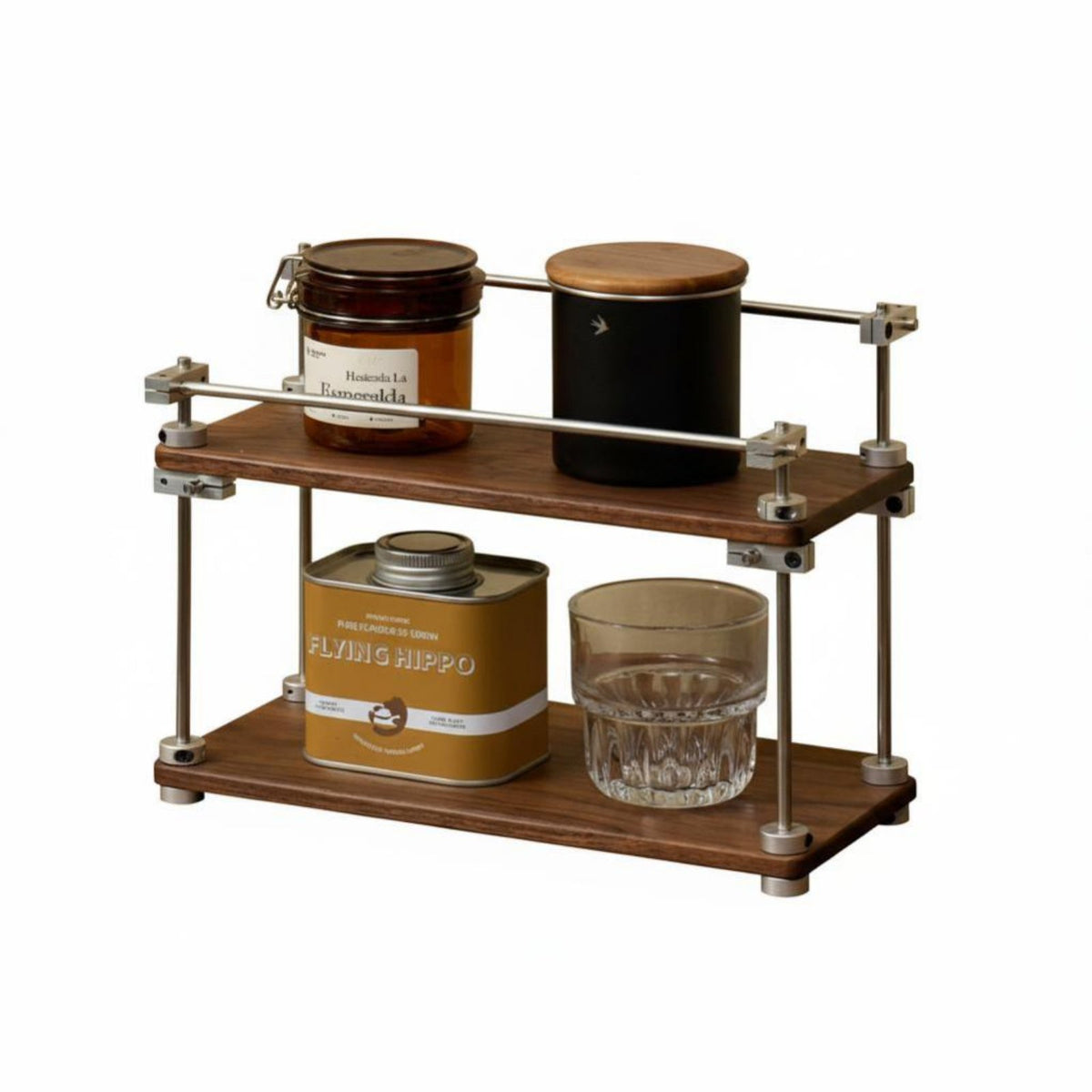 Multi-Tier Desk Shelf Space Saving Desktop Organizer Multifunctional for Bedroom
