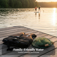 Lightweight Swimming Safety Vest Long-Lasting Buoyancy Vest Comfortable for Adults, Kids, Boating, Rafting, Water Sports