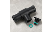 Leak-Resistant Heater Hose Connector with Seal Upgraded Coolant Bleeder Port Sturdy Coolant Bleeder with Plug Sturdy for Engine Bay