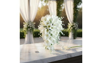 Artificial Calla Lily Floral Arrangement Elegant Design Faux Flower Arrangement