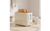 2-Slice Toaster Easy-Clean Two-Slot Toaster Kitchen Appliance Removable Modern for Dorm Rooms
