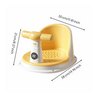 360° Surround Protection Baby Bath Seat Ergonomic Hug Design Non-Slip Baby Bath Chair Soft Cushion for Newborns, Infants