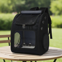 Pet Carrier Backpack with Window Breathable Pet Carrier with Transparent Window Lightweight Cat Backpack for Commuting