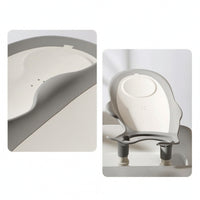 Toddler Bottom Wash Seat Ergonomic Infant Wash Support with Suction Feet Soft-Touch Slip-Resistant for Infants, Bathroom Basin