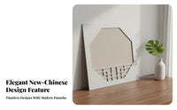 Chinese Lattice Cutcut-Through Mat Hollow-Cut-Through Design Photo Frame Insert Thickened Framing Supply for Artists, Home Decorators, Art Display