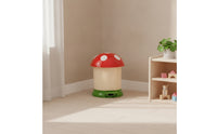 Toadstool Trash Can Cute Toadstool Trash Bin Cartoon for Nursery, Bedroom, Kids