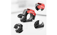 Sleek Handlebar Bell Compact Bell with Clamp Audible Universal for Commuters, Commuting