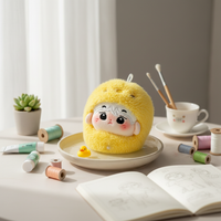 5cm Cotton Doll Hats - Cute Animal Designs for Plush Dolls