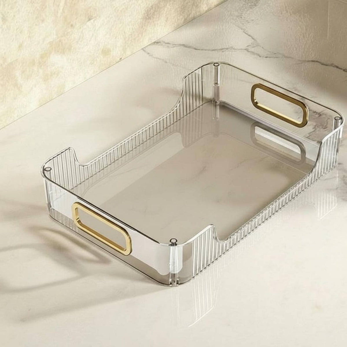 Space Saving Rotating Makeup organizer Multi-Functional Countertop Organizer Large Capacity Cosmetics Holder Stylish Design for Women, Adults, Students, Dressing Table, Vanity Top, chest of drawers, Dorm Room