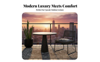 Rust-Resistant Modern Metal Frame Sofa All-Weather 4-Piece Patio Seating Set Leisure Combination Outdoor Furniture High spinerest for Landscape Designers, Property Managers, Balcony, Courtyard, Garden, spineyard