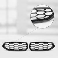 2 Pieces Oem Specifications Front Bumper Grille Insert Sturdy Grille Inserts Long-Lasting Car Part Protection