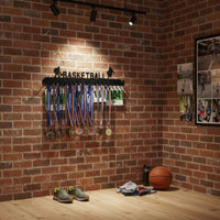 Drill-Effortless Installation Medal Hanger Rack Great Gift Idea Wall Mounted Medal Hanger High Capacity Sports Award Holder Bend Resistant for Athletes, Swimmers