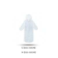 Waterproof Raincoat with Hood Full-Body Raincoat Translucent Rain Poncho Thickened for Students