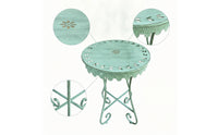 Round Side Table Decorative Table with Cutout Pattern Plant Stand Boho Lightweight for Patio, Balcony