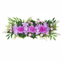 roses Flower Garland Realistic Look Artificial Flower Swag Wedding Arch Flowers for Home, Party