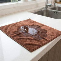 Thick Microfibre Cloth and Microfibre Towel 35cm x 75cm, 5 Pack Highly Absorbent Towels for Car Washing, Surface Salon and Household Use