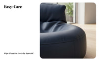 Comfortable Single-Person Bean Bag Sofa Space-Saving Indoor Furniture Modern Design Lounge Chair No Assembly Required for Young Adults, Students, video game enthusiasts, Living Room, Bedroom, Apartment, perusing corner