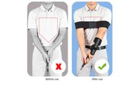 Golf Swing Assist Strap Ambidextrous Wrist Support with Aluminum Strip One Size
