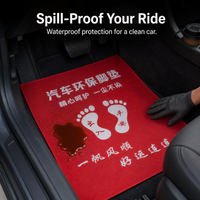 Disposable Waterproof Car Floor Mats for Car Washes, Non-Woven Fabric or Kraft Paper