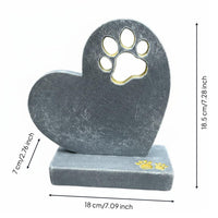 Dog Grave Marker Photo Tribute Pet Remembrance Plaque Easy to Place Dog Tombstone