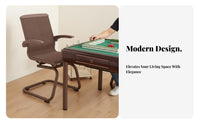 Cantilever Game Chair C-Shaped Base Indoor Seating 360-Degree Swivel for Bedroom