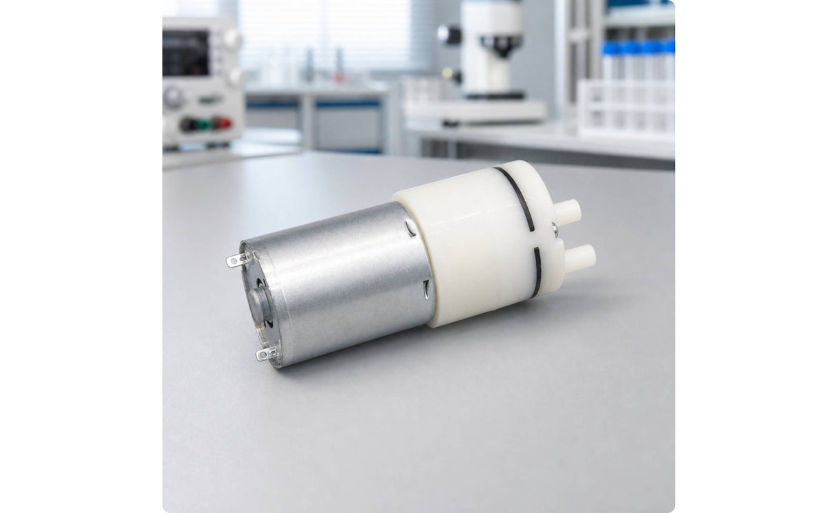 Double-Head Vacuum Pump Compact twoPort Automatic Suction Pump Inline for Makers, Hobbyists, Air Transfer