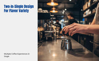 Terraced Coffee Tamper, Stovetop Pot Powder Distributor, Semi-Automatic Filling Ring, Anti-Spill, Easy