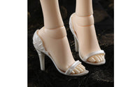 1/4 BJD Doll Sandals Shiny Finish Doll High Heels Mini Footwear