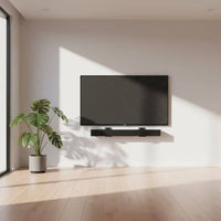 Soundbar Wall Mount All Metal Soundbar Mount Bracket Heavy-Duty for Home Theater