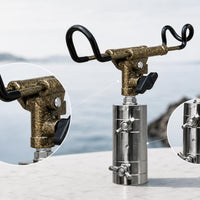 Fishing Rod Holder with Clamp Adjustable Fishing Rod Holder Portable Hardware for Fishermen, Anglers