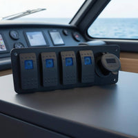 USB Charging Port Bilge Pump Buoyant Switch Automatic Bilge Pump Ignition Protected for Fishing Boat, RV, Pond