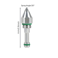 Heat and Wear Resistant High-Frequency Air Atomizing Nozzle Wide Area Coverage Industrial Dust Suppression Nozzle Adjustable Flow