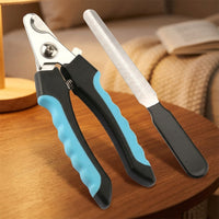 Nail Clippers with a Built-in Nail File for Dog Grooming, Stainless Steel Clippers for Poodles, Cat Nail Clippers to Avoid Over-Cutting