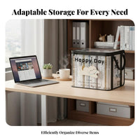 Clear Textbook holder Large Capacity Clear Book Tote closure mechanism Closure for Parents