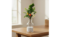 Lifelike Greenery Easter Egg Branch Bendable Stems Artificial Easter Egg Pick Colorful Decorative Twig with Eggs Realistic Look for Crafters, Wreath Making, Party Decor