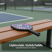 Fiberglass Pickleball Paddle Non-Slip Grip Pickleball Paddle Large Sweet Area Shock Absorbing for Professionals