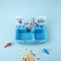 Running Water Automatic Parrot Bath Easy to Clean Automatic Bird Bath 180 Degree Rotating Nozzle Bird Bathing Box Long-Lasting Plastic