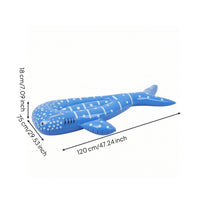 Whale Pool Inflatable Blue Whale Inflatable with Air Valve Portable Sturdy for Children, Beach