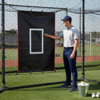 Batting Cage Target Cloth Portable Strike Zone Target Heavy Duty Backstop Net
