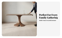 Rectangular Slabsurface rustic minimalism Design 6-8 Person Rectangular Table Modern Minimalist Household Furniture for Families, Dining Room, Home, Office