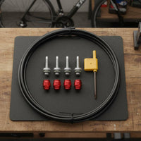 Quick Release Cycle Brake Olive and Barb Kit Stainless Steel Bike Brake Hose Connector Set for Cyclists