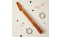 Bright Finish Telecaster Guitar Neck Replacement Part Telecaster Design Guitar Neck for Repair