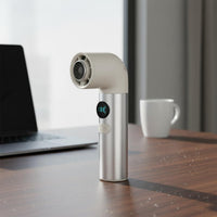 High Speed Ice Cooling Fan Long Battery Life Curved Neck Fan for Travel, Outdoor