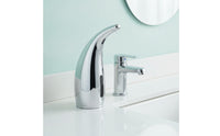 Touchless Foam Soap Dispenser with Window Battery Operated Soap Dispenser with Viewing Window Adjustable Waterproof for Bathroom, Kitchen